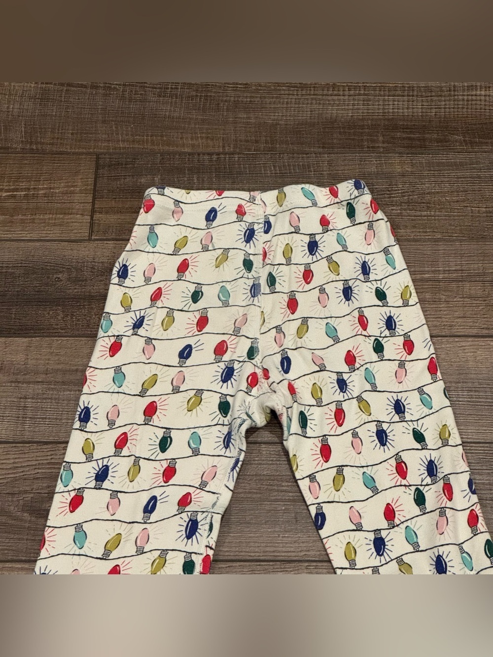 Hanna Andersson Christmas Lights Holiday Pajamas Size 12 EUC 100% Organic Cotton - Picture 14 of 16